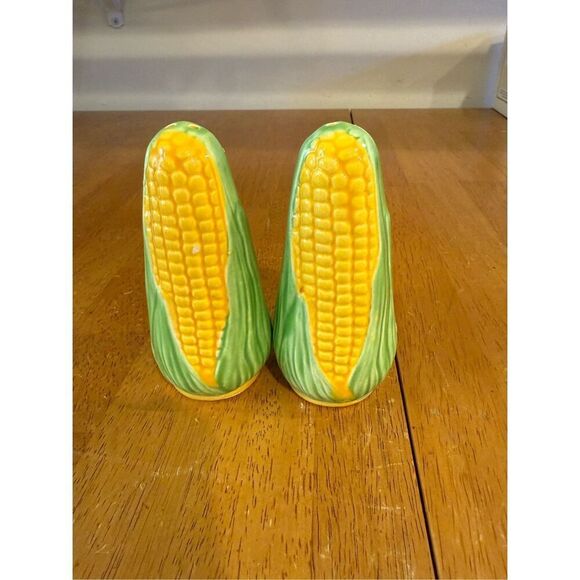 Corn On The Cob Salt & Pepper Shakers Made in Japan - Picture 2 of 8